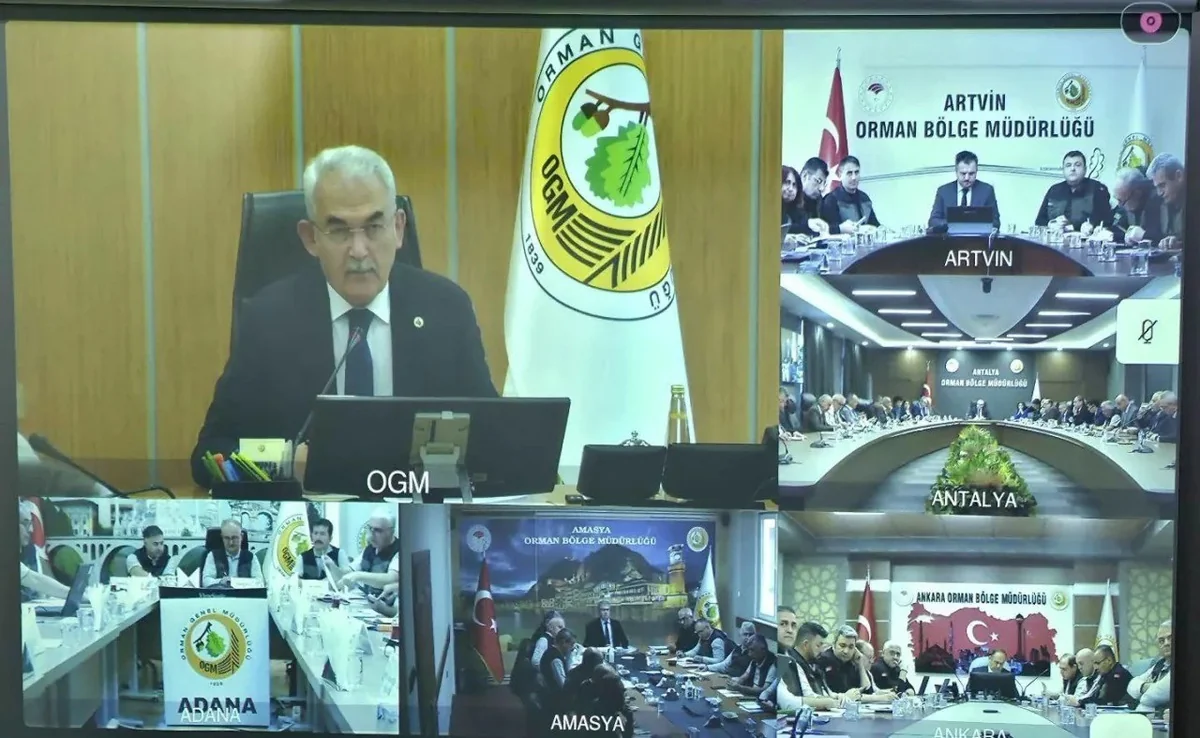 Orman Genel Müdürü Karacabey, 11 Kasım ağaçlandırma hazırlıklarını görüştü