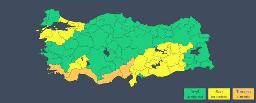 Meteoroloji'den afet alarmı: Çok sayıda ilimizi kuvvetli yağış ve fırtına vuracak! — 4. fotoğraf